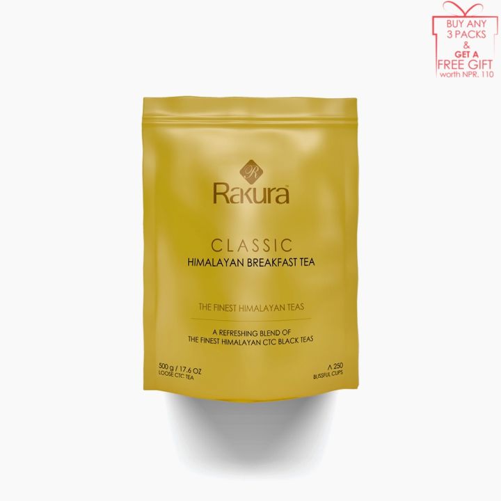 Citrus Rakura Tea Rakura Classic Himalayan Breakfast Tea 500g | Loose CTC Tea | Heavenly ...
