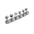 6 inline Vintage Guitar Tuners Tuning Pegs Keys Machine Heads Set for Electric Guitar Chrome. 