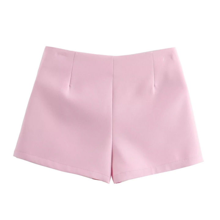 MUJER%20Pink%20White%20Mini%20Skirt%20Woman%20Skort%20Fashion%20Bow%20Skort%20For%20Women%20Summer%20Slit%20Short%20Skirt%20Woman%20Split%20High%20Waist%20Skirt%20Shorts%20-%20Image%203