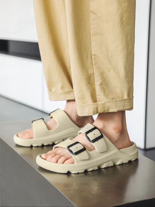 Men's%20One-Time%20Molding%20Comfortable%20Non-Slip%20Thick-Soled%20Wear-Resistant%20Home%20Fashion%20Beach%20Sandals%20-%20Image%204