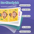 64 Pages Find The Difference Puzzle Game Erasable and Rewritable Focus and Observational Training Brain Development. 