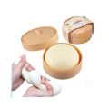 Cute Bao Bun Dumpling Squishy Slime Stress Relief Toys Non-Stick Clear Glitter Slime Stress Ball Fidget Toy for Kids Party Favor. 
