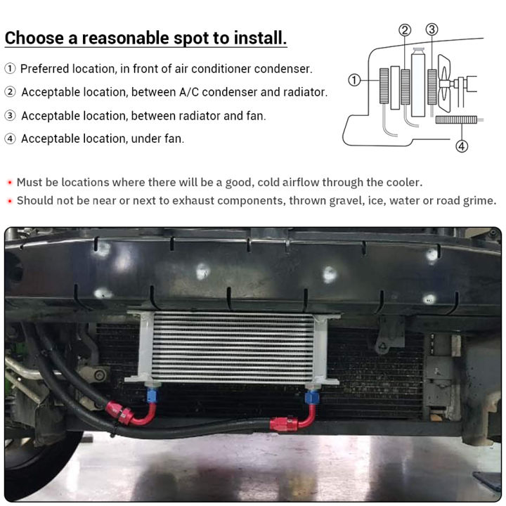 LZONE%20-%2015%20Row%20AN10%20Stacked%20Plate%20Oil%20Cooler%2010AN%20to%206AN%208AN%20Adapter%20Universal%20Engine%20Transmission%20Aluminum%20Black%20JR7015%20-%20Image%205