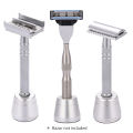 YINTAL Safety Razor Base Classic Dual Edge Safety Razor Base Stand Shaving Accessories 1 pc (Only Base no razor). 