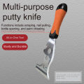 AMR Stainless Steel Putty Knife 5inch Blade Paint Scraper 1pc Removal Construction Tool for Wallpaper Can Opener Home DIY. 