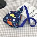 Children's Cute Dinosaur Shoulder Bags Baby Girls New Casual Boys Kids Chest Bag Coin Purse Nylon Handbags Small Messenger Bag.