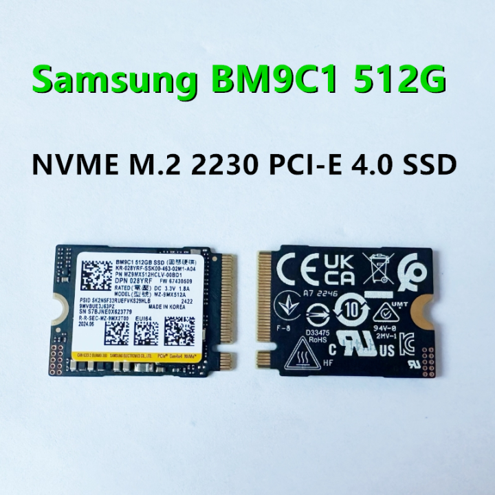 Samsung%20SSD%20BM9C1%20512GB%20M.2%202230%20PCIe%204.0%20NVMe%20Protocol%20Solid%20State%20Drive%20OEM%20Package%20-%20Image%202