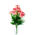 Artificial Rose Flower Bunch with 10 Roses 17 Inch Table Decoration.