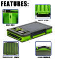 SAMOLLA Large Fishing Tackle Box Lure Storage Double Sided Lure Hook Boxes Baits Container Storage Case Fishing Accessories. 