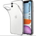 Apple iphone 11 cover, Flexible Soft Slim Jelly Case Transparent Clear TPU Cover. 