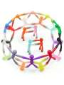 Fridge magnet toys, wall-climbing magnetic figurines, creative figurine hooks, colorful human-shaped magnetic toys for teenage g.
