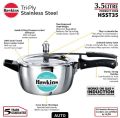 Hawkins Triply Stainless Steel Pressure Cooker 3.5 Litre - HSST35. 