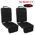 Car Seat Cover for Tesla Model 3 Y Juniper 2026 Oxford PU Leather Protector Mats Child Baby Cushion Protective Mat For Baby Kids.