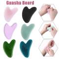 1Pcs Guasha Scraping Massage Scraper Face Massager Acupuncture Beeswax Resin Gua Sha Board Acupoint Face Eye Care SPA Massage Tool. 