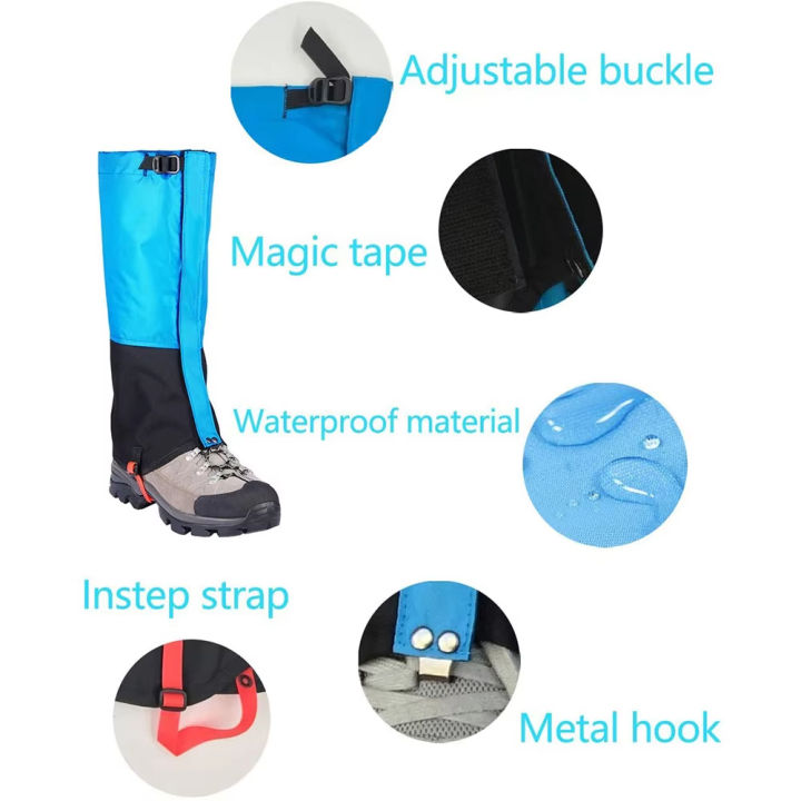 Waterproof%20Snow%20Leg%20Gaiters%20Hiking%20Boot%20Legging%20Shoes%20Warmer%20Shoe%20Cover%20Tourist%20Outdoor%20Camping%20Trekking%20Climbing%20Hunting%20-%20Image%206
