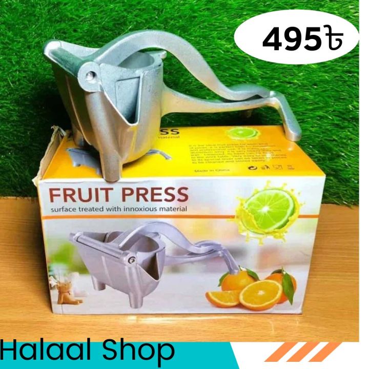 Multifunctional Real Aluminum Manual Juicer Hand Squeezer Fruit Juice Manual Juice Machine Orange Lemon Smoothie Citrus Juicer Press Fruit Machine