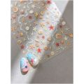 Shell Light Starfish Shell Nail Stickers Cute Starfish Decorative Stickers For Nails DIY 3D Self Adhesive Summer Manicure Decals.