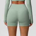 Women Sports Short With PocketedYoga Legging Shorts Squat Proof High Waist Fitness Tight Shorts Quick Drying Cycling Workout Gym. 