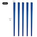 5 Pairs Stainless Steel Chopsticks Reusable Portable Food Sticks Korean Metal Chopsticks Kitchen Accessories Dishwasher Safe. 