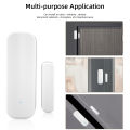 Tuya WiFi/Zigbee Window Door Sensor With AAA Battery Smart Home Security Alarm System Voice Control Via Alexa  Home Smart. 