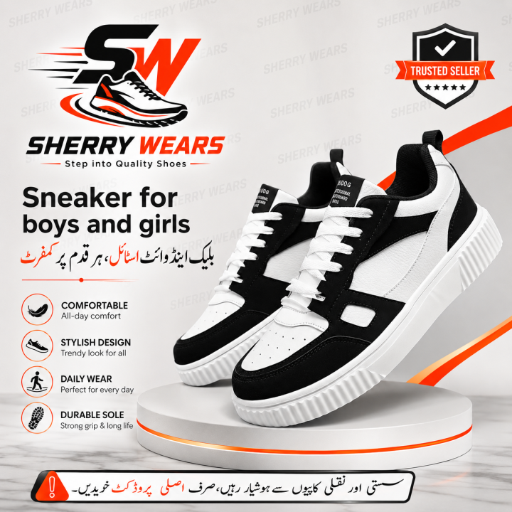 Sherry%20Wear%20Stylish%20Sneakers%20Shoes%20for%20Men%20Women%20Boys%20Girls%20%20Casual%20Fashion%20Joggers%20%20Trendy%20Lace-Up%20Sneakers%20%20Comfortable%20Walking%20Shoes%20%20Black%20&%20White%20%20EU%20Size%206-11%20-%20Image%202