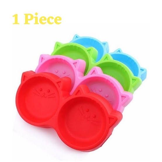 Cat Shaped - Double food bowl
