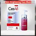 Ces-Vi Skin Brightening Face Wash 120ml,100% Original Glow -Enhancing Deep Cleansing & Oil Control Formula For Radiant Skin || Face Cleanser For Oily Skin || Gentle Brightening For Mother and Baby || Best Face Wash for Glowing skin in Pakistan. 