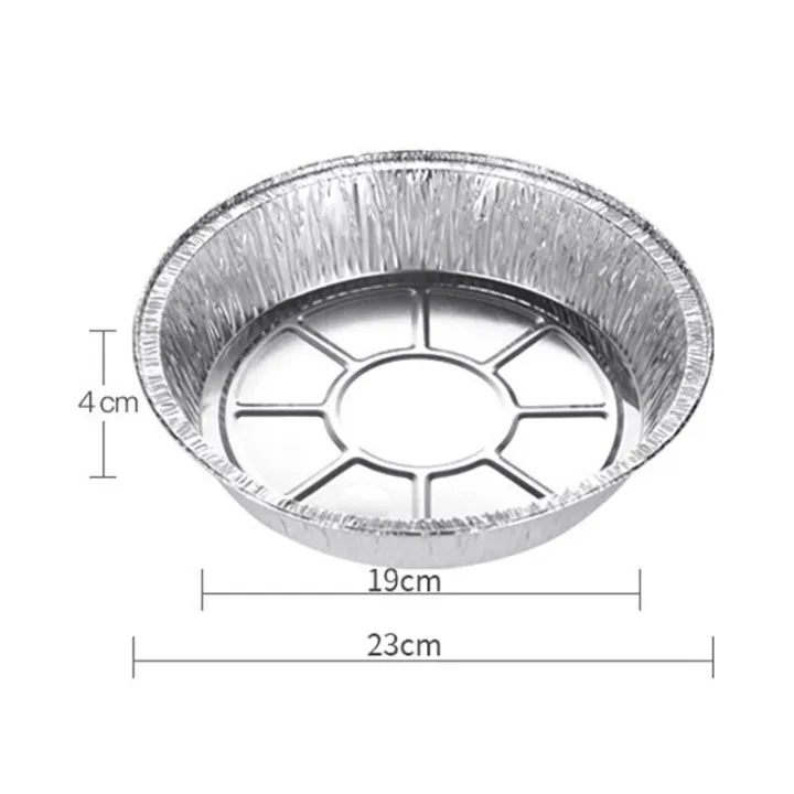 20pcs%203cm%20Diameter%20Air%20Fryer%20Tin%20Foil%20Tray%20Oil%20Absorbent%20Paper%20Oven%20Baking%20Aluminum%20Foil%20Bowl%20Oil%20Proof%20Grill%20Seafood%20Tools%20-%20Image%206