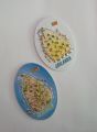 Fridge magnet Lanka map shape. 