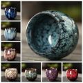 Japanese Style Ceramic Tea Cup Kiln Transformation Espresso Cup Porcelain Kung Fu Teacup Pottery Coffee Mug Wine Drinkware.