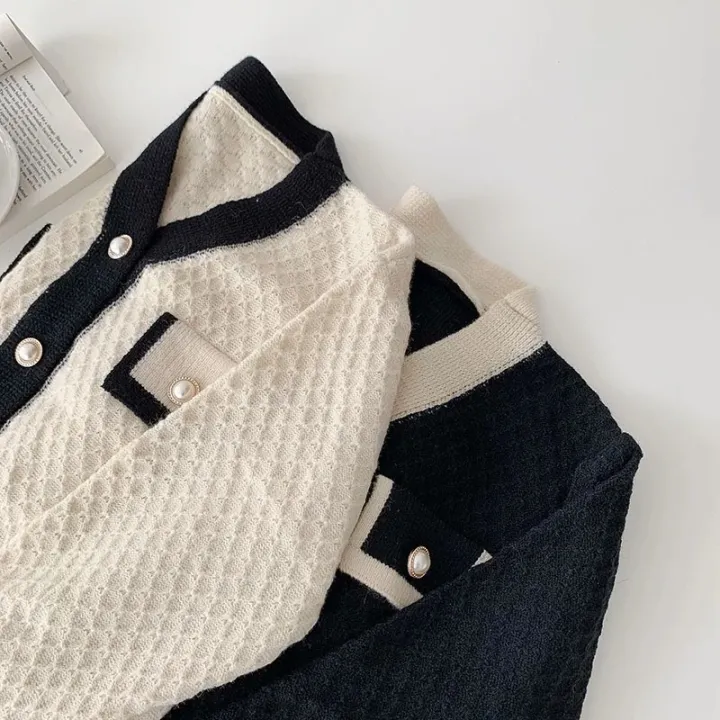 Women's%20Korean%20Fashion%20New%20Korean%20Loose%20Long-sleeved%20Knit%20Sweater%20Cardigans%20Outwear%20Coat%20-%20Image%202