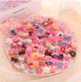 Baby Girls & Mixed styles Cartoon Animal vegetables and fruit Lovely Candy Color Plastic Rings. 