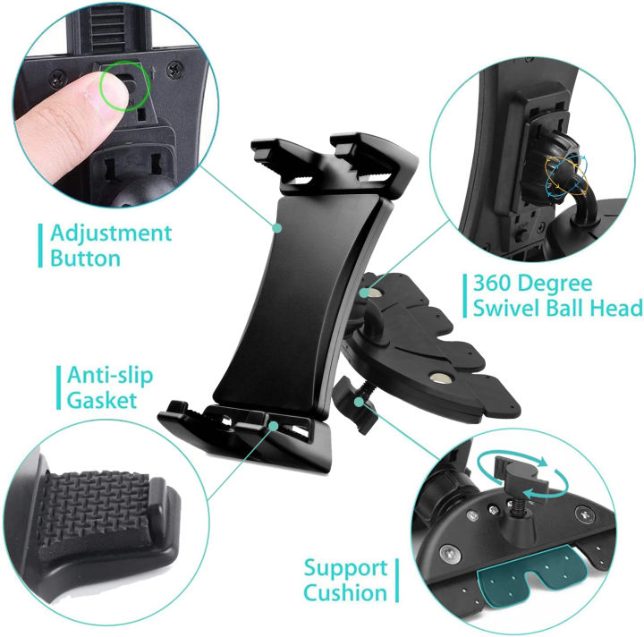 Universal%20Car%20CD%20Slot%20Mount%20Tablet%20Holder%20360%C2%B0%20Rotation%20for%20Phones%20&%20Tablets%20Compatible%20with%20%20Z%20Fold%204/3%20And%20More%20Devices%20-%20Image%203