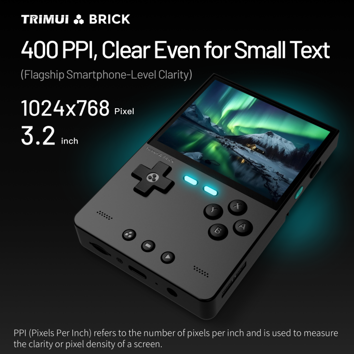 TRIMUI%20BRICK%20CNC%20Metal%20Retro%20Handheld%20Console%203.2"%20%201024x768%20IPS%20Linux%20Mood%20LED%20Free%20Keycap%203000mAh%20WiFi%20%20for%20Game%20Lovers%20-%20Image%206