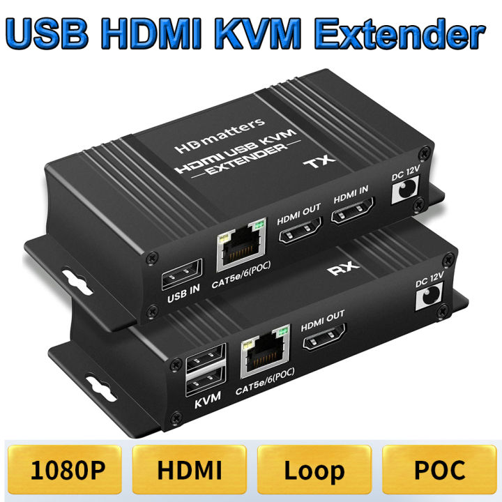 Ricevitore HDMI KVM Extender Over Ethernet 1080p@60Hz 150m | Amplificatori ed Extender Audio Video