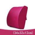 Memory foam back pillow is available in many colors.. 