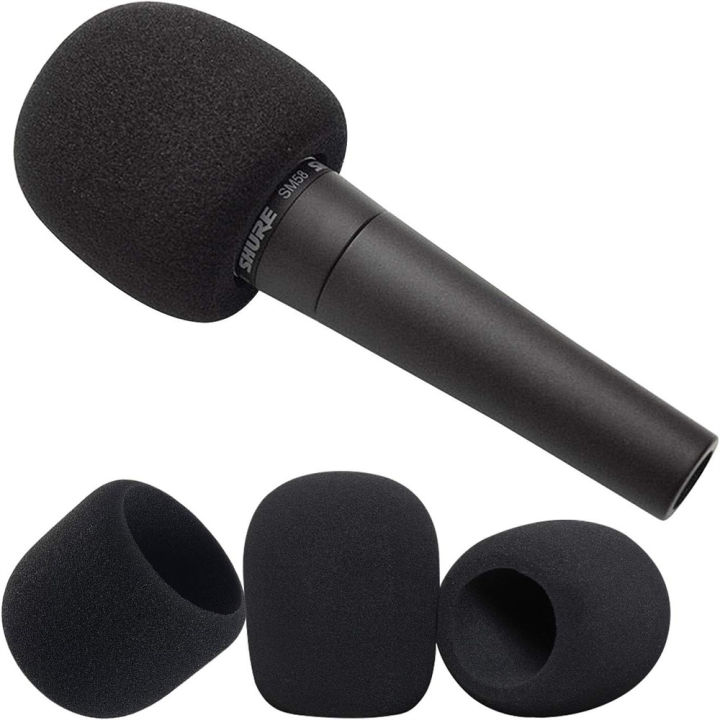 6pcs/pack%20New%20Style%20Microphone%20Cover%20-%20Foam%20Mic%20Covers%20Windscreen%20Suitable%20for%20Most%20Standard%20Handheld%20Microphone%20-%20Image%202