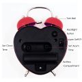 Heart shape alarm clock With Twin Bell. 