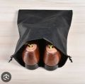 2 Pcs Black Nylon Camera Bag Shoe Bag, Size: 12 X 8 Inch.
