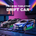 1/64 Scale Drift RC Car - 2.4GHz Desktop Mini Racing Model with ESP, 4WD Remote Control Vehicle, Toy for Adults & Kids, Ideal Gi. 