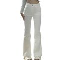 Autumn Spring Slim Skinny Jeans Women Denim Pants Vintage White Tight Trousers Fashion Female Elastic Jeans Casual Flare Pants. 