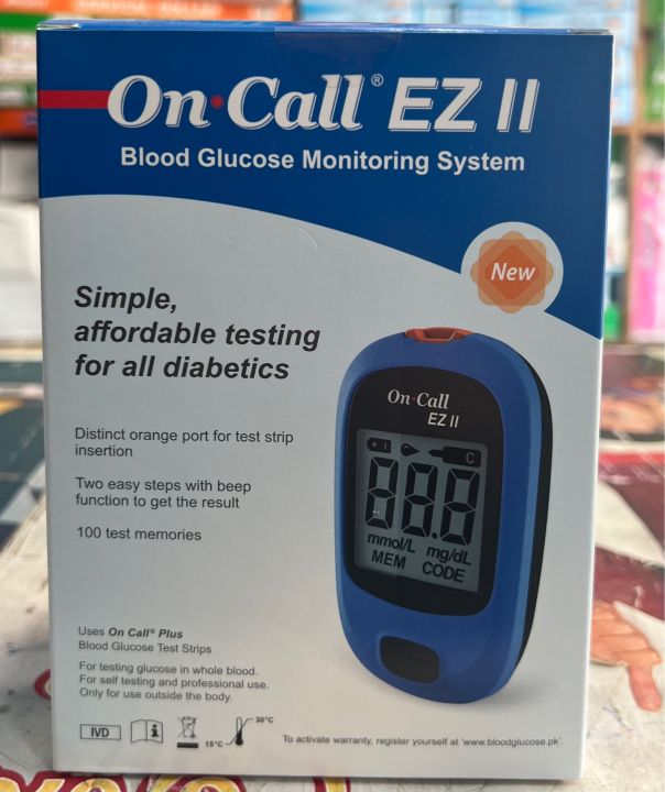On call Ez II Blood glucose monitoring system