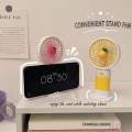 Portable Mini Fan USB Rechargeable Fan Handheld Portable Fan Desktop Table Cooling Fan Cute Design Desk Cooling Face Fan. 