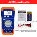 A6243L High-precision Inductance Capacitance Meter A6013L Capacitance Tester Backlight Digital Multimeter Capacitor Inductor LC. 