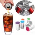 6 Pack Silicone Soda Lid Beverage Can Cover Beer Bottle Caps Juice Can Topper Reusable Coke Can Saver 6 Color Can Stopper. 