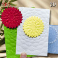 3D embossed folder and matching die-cutting - vortex, with geometric pattern rhythm carnival as the theme, durable plastic, suit. 