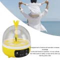 Mini Egg Incubator for Home Automatic Temperature Humidity Control 4 Eggs Candler Poultry Hatching Machine for Chickens Ducks Pi. 