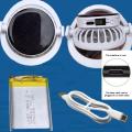 Summer Men Women Fan Baseball Hat Sun Block Baseball Hat with Solar Fan USB Charging Fan Breathable UV Block Outdoor Sunhats.