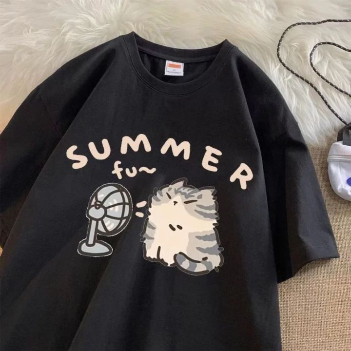 M-5XL%20Plue%20Size%20Summer%20Simple%20Casual%20Men/Women%20Harajuku%20Style%20Printed%20Plus%20Size%20Loose%20Short%20Sleeved%20T-shirt%20-%20Image%205