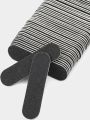 15 to 1000 Pcs Mini Double Sided Black Nail Files Portable Disposable Emery Board Buffers for Nail Art Manicure and Pedicure.